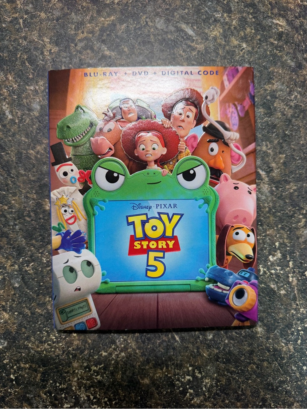 Toy Story 5 Blu-ray + DVD - Green Frog Collector Case NWT